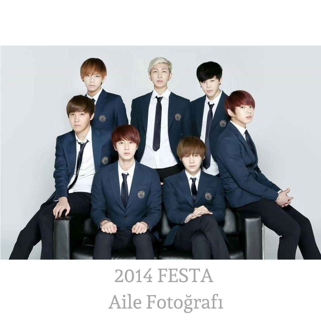 bts festa aile fotoğrafı 2014 yılı