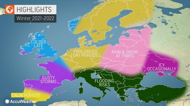 Avrupa kış hava tahmini